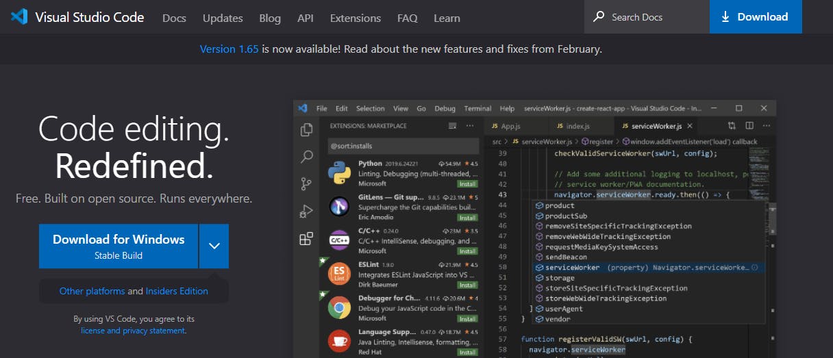 Visual Studio Code overview