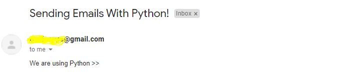 Sending Emails With Python