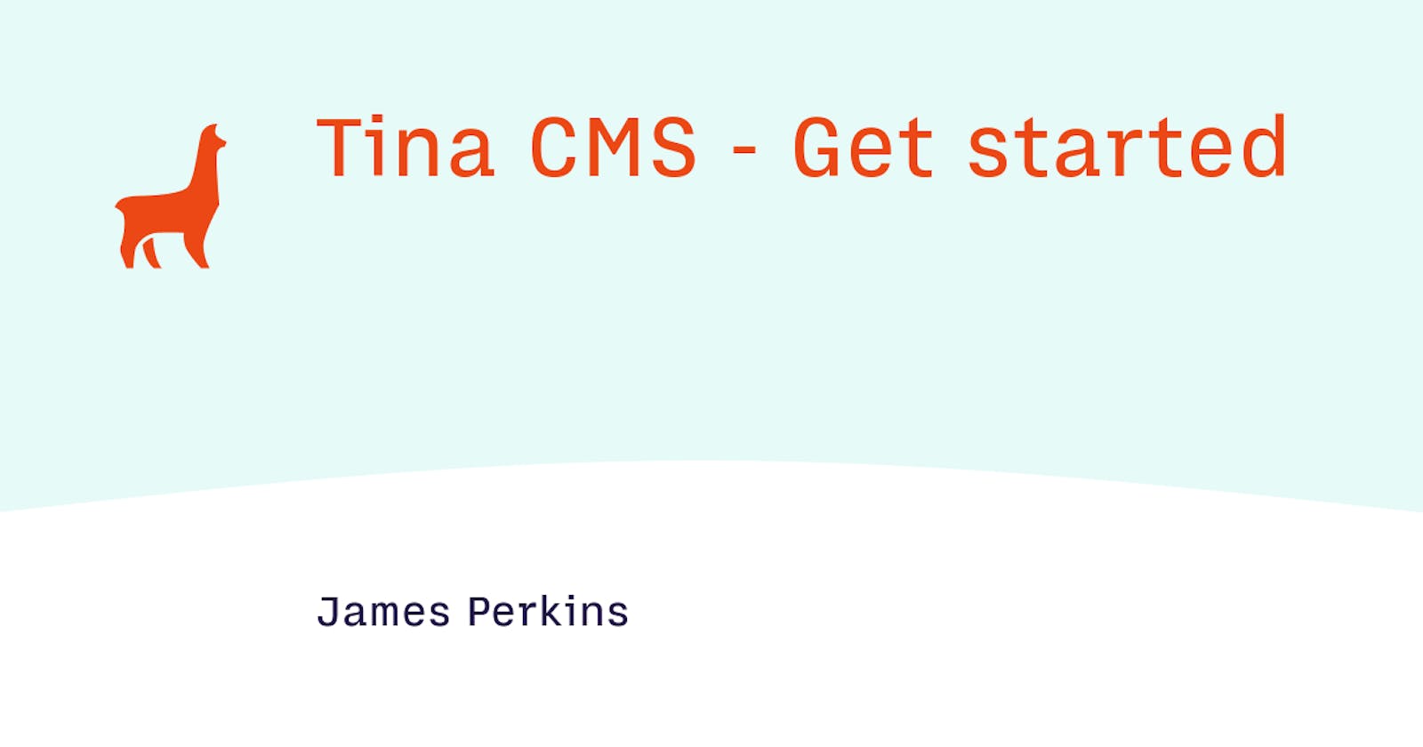 Tina CMS - Get started