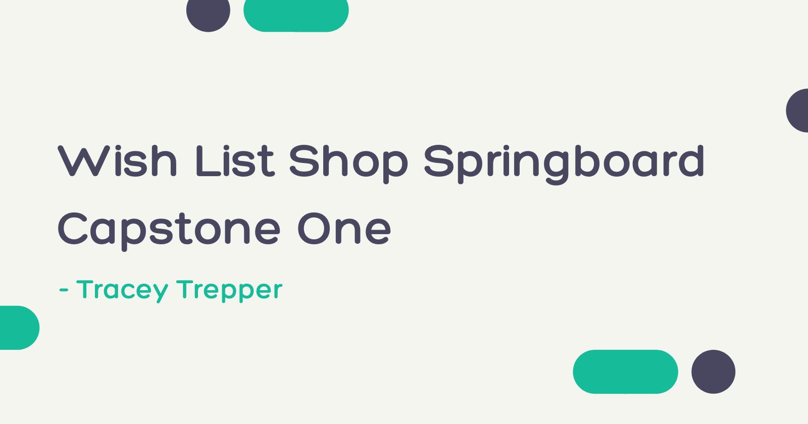 Wish List Shop Springboard Capstone One