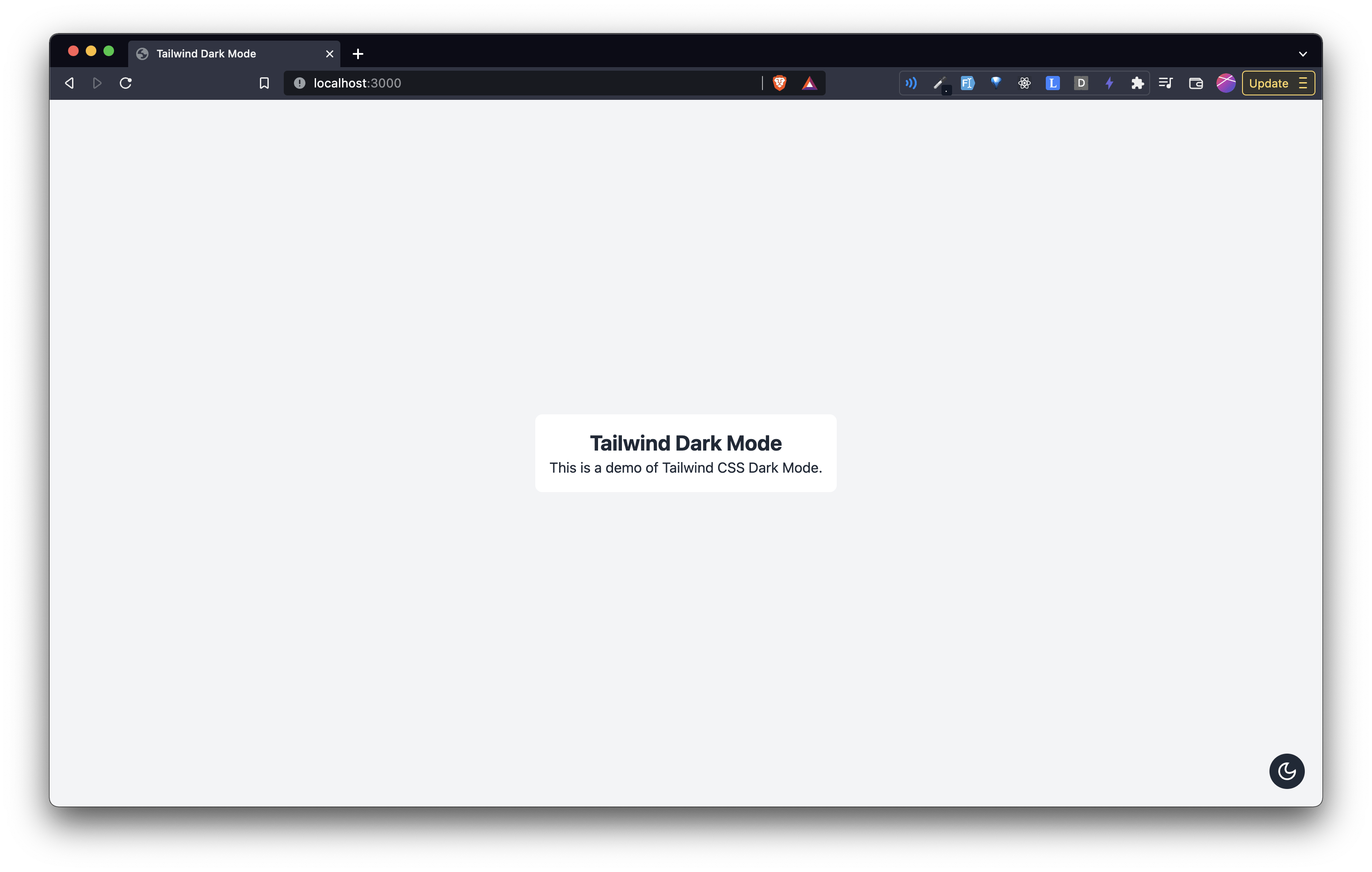 How to implement dark mode using TailwindCSS?