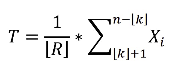 formula of trimmed mean - machine learning - learnml.xyz