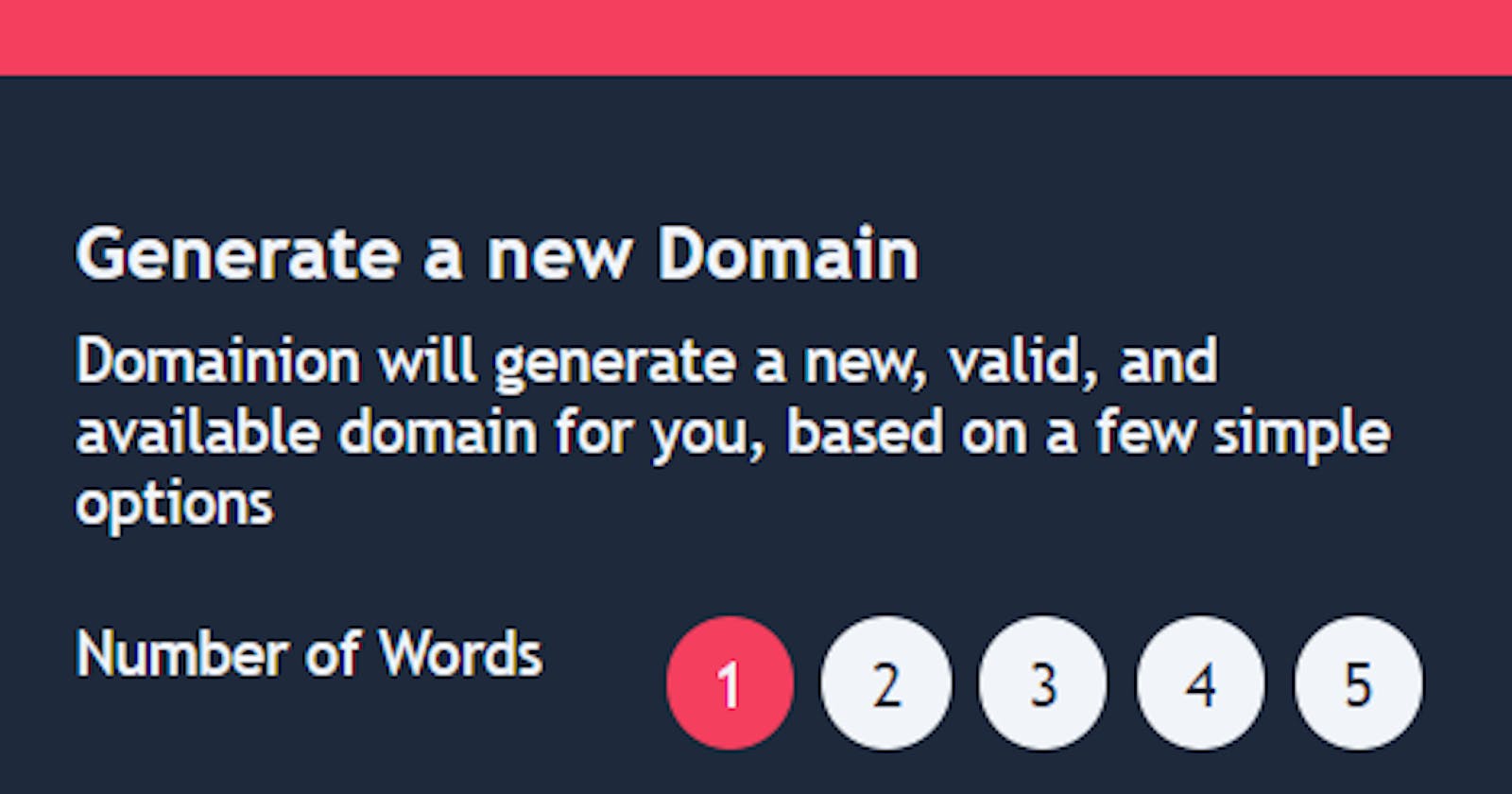 Welcome to my Domainion!