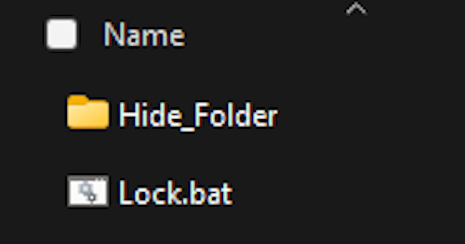How to Password Protect and Hide Folder in Windows 11