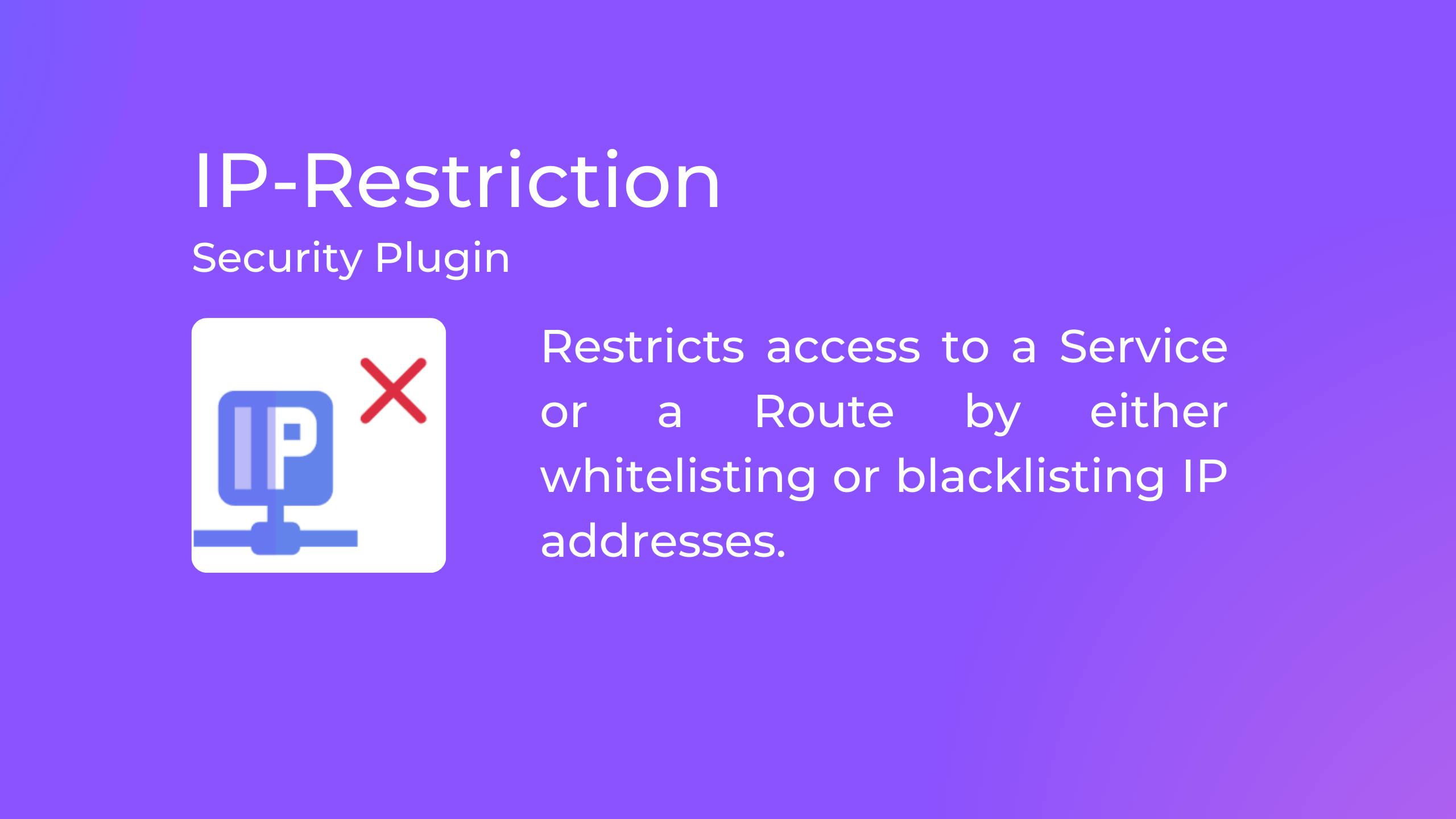 IP Restriction Plugin Slide