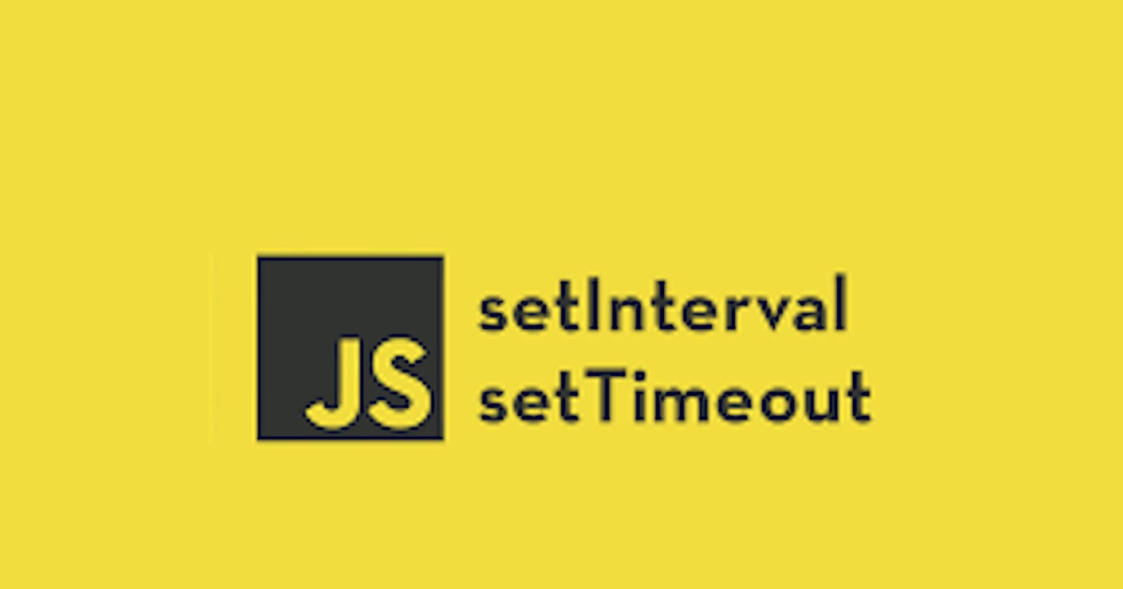 Using setTimeout over setInterval