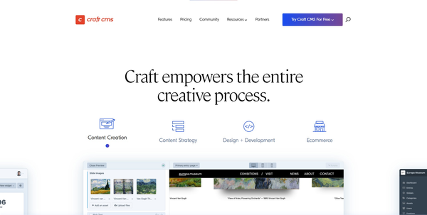 CraftCMS.com Homepage