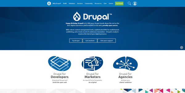Drupal.org Homepage