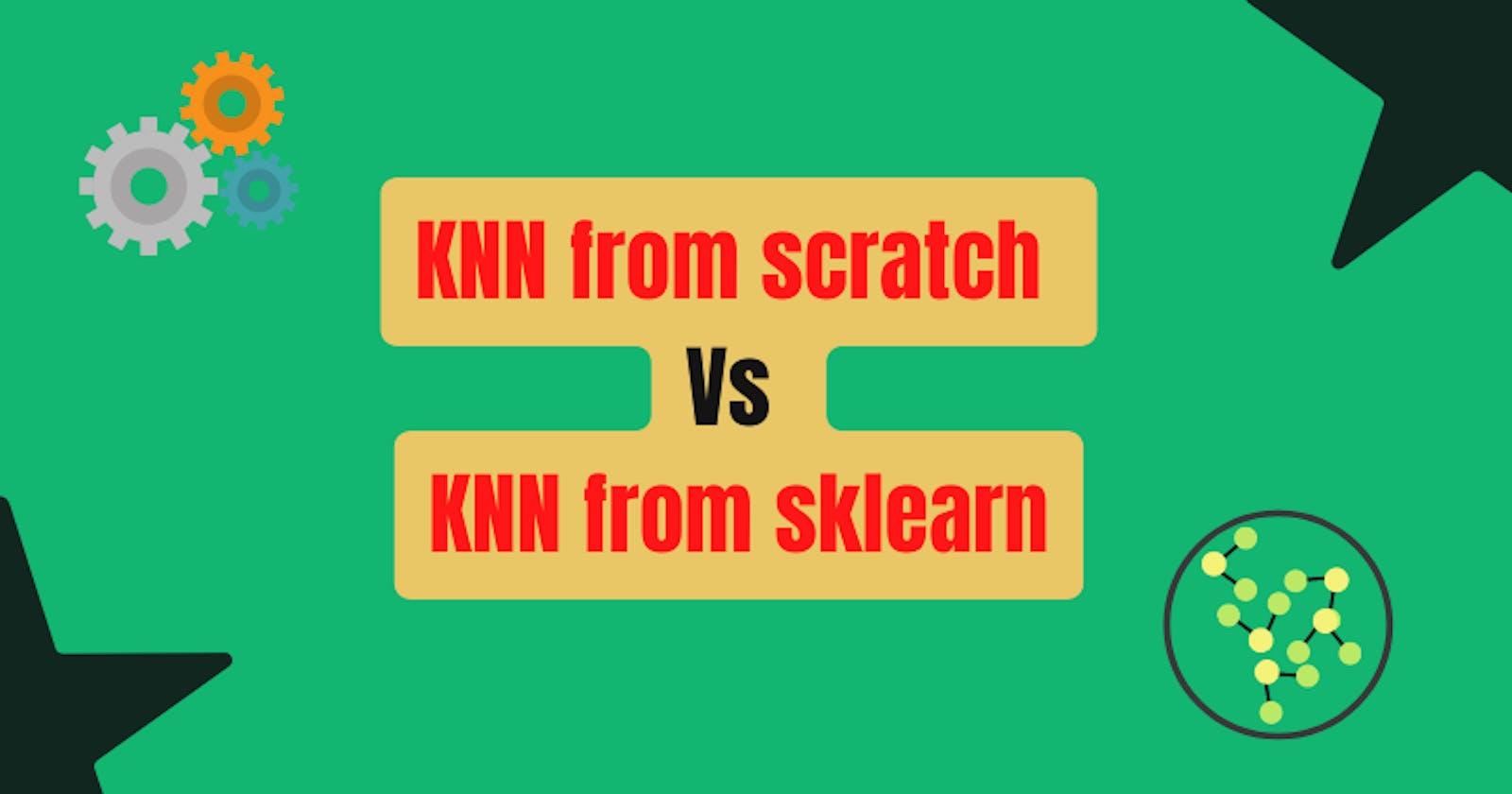 KNN from scratch VS sklearn