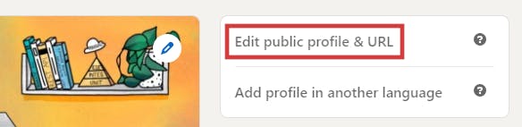 LinkedIn Edit Public Profile And URL Button. PNG