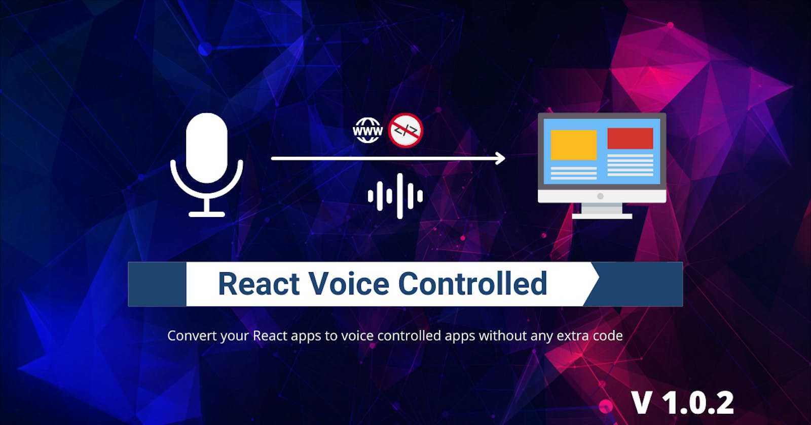 Introducing react-voice-controlled:- A React library that enables voice controls for your React apps without the need of extra code