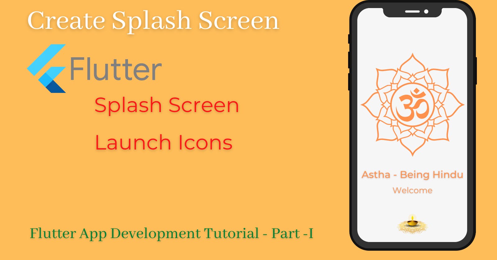 Create Splash Screen And Launch Icon In Flutter