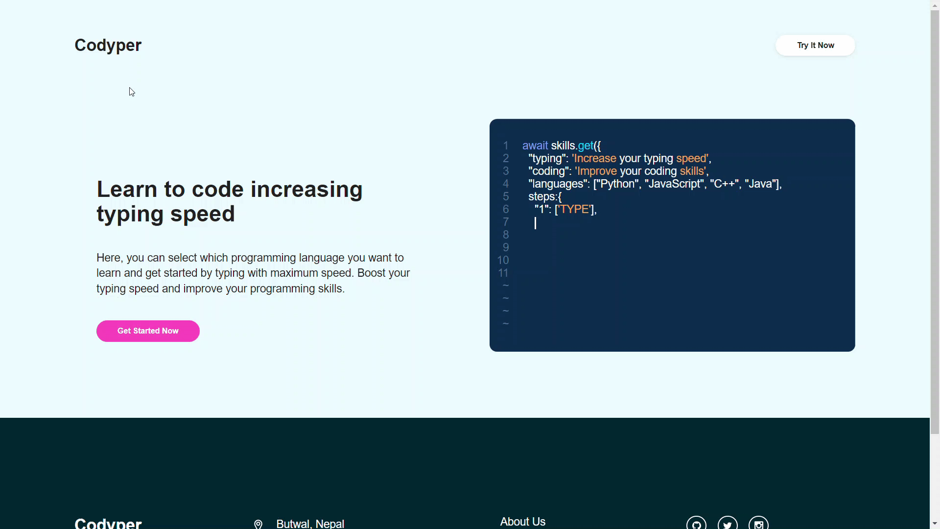 Speed-coding-with-accuracy-Codyper Homepage