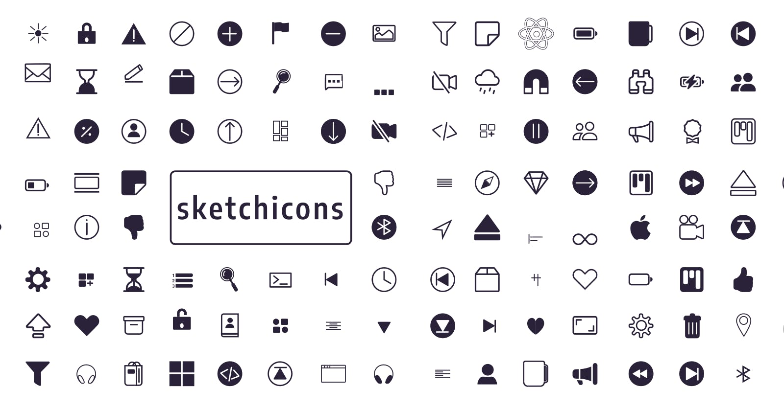 Sketch-icons makes it simple to import icons
