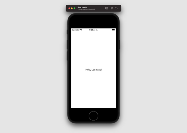 Example app translated into Spanish.