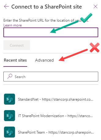 confusing data source interface powerapps