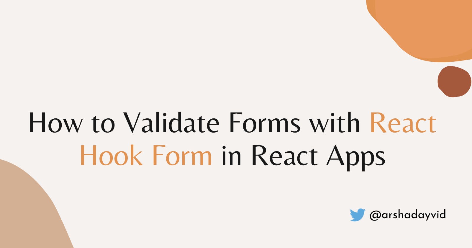 How to Validate Forms with React Hook Form in React Apps