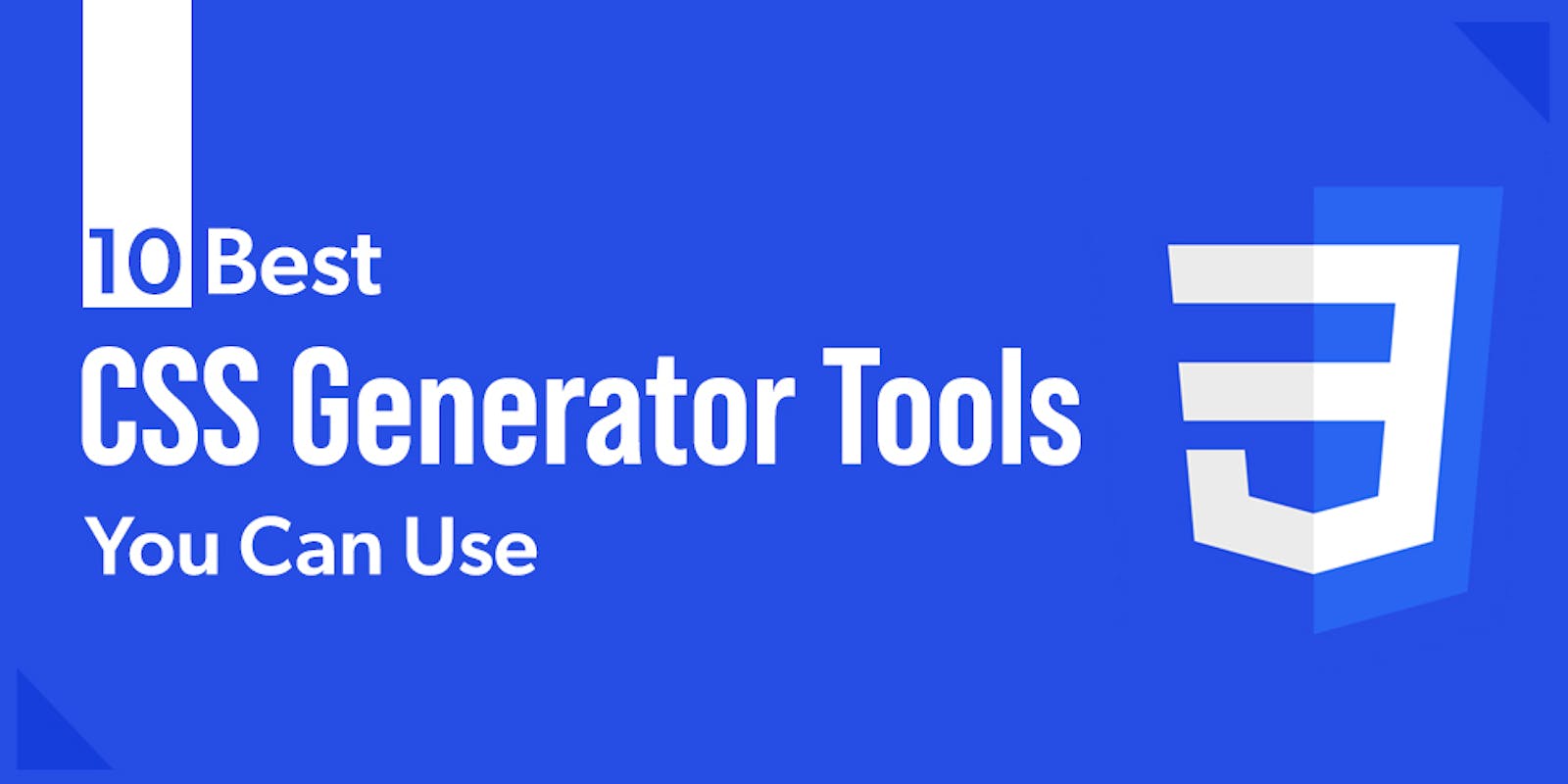 Top 10 Free CSS Generators Tool