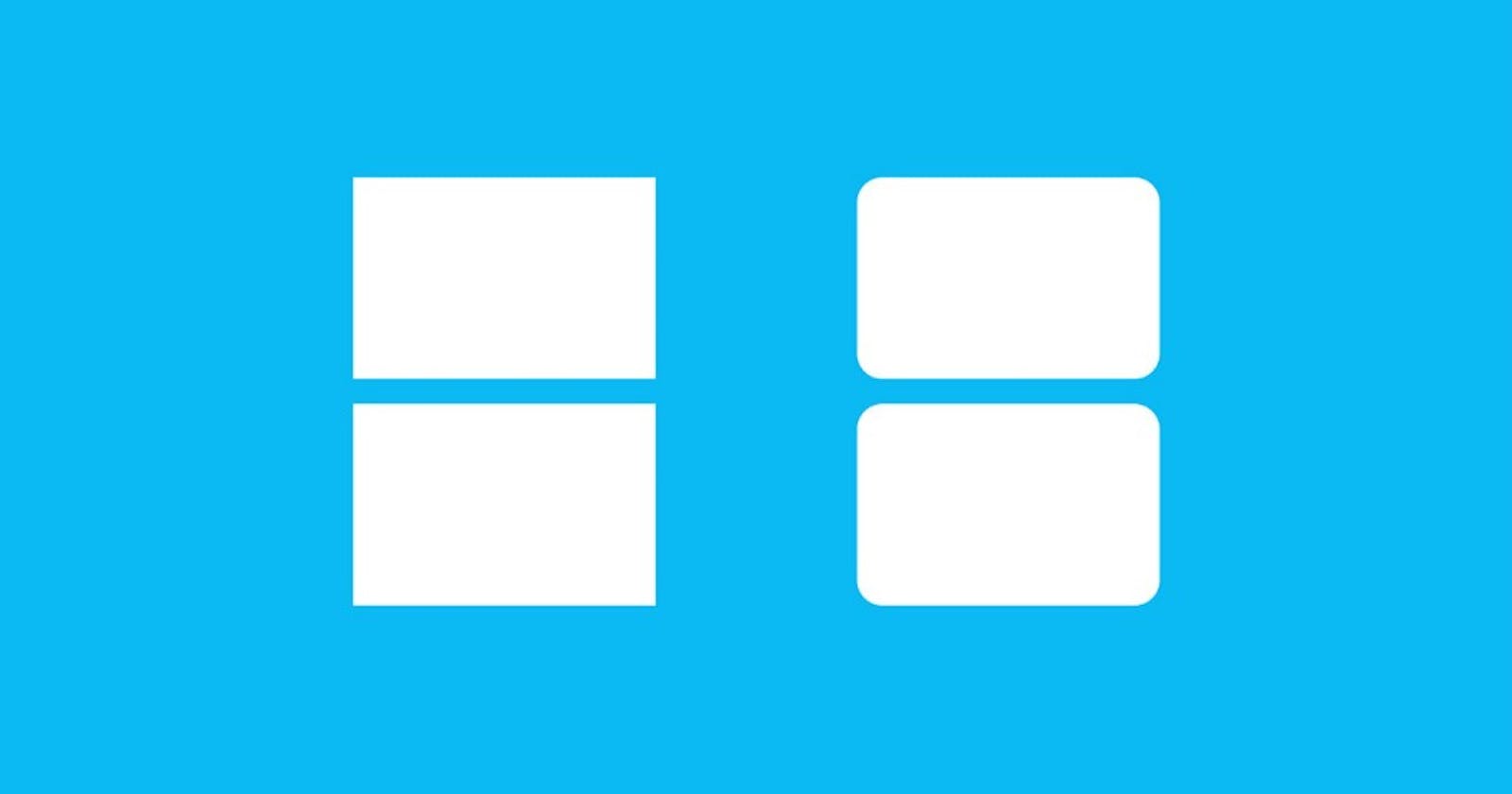 Rounded corners, hierarchical grids, assistive tech, UX vision statements