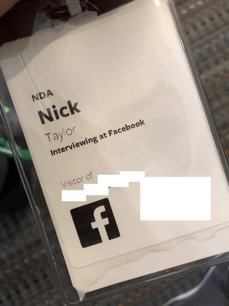 Facebook badge