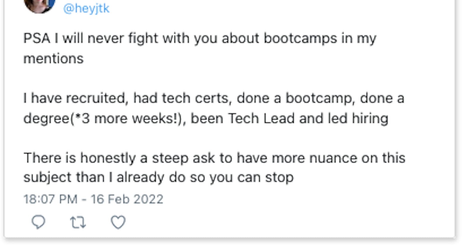 What everyone is getting wrong about bootcamps vs degrees