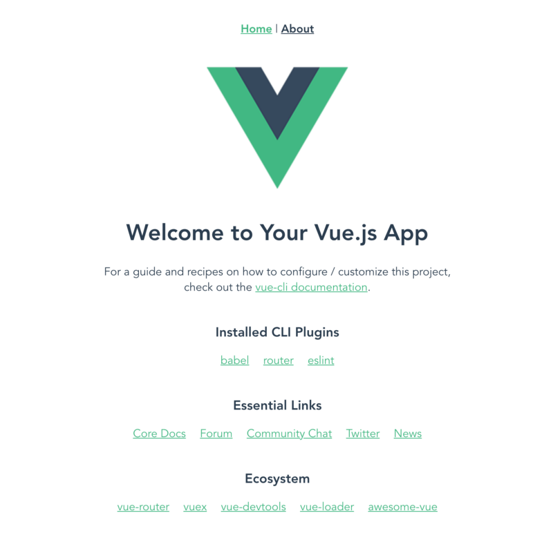 Welcome to Your Vue.js App homepage