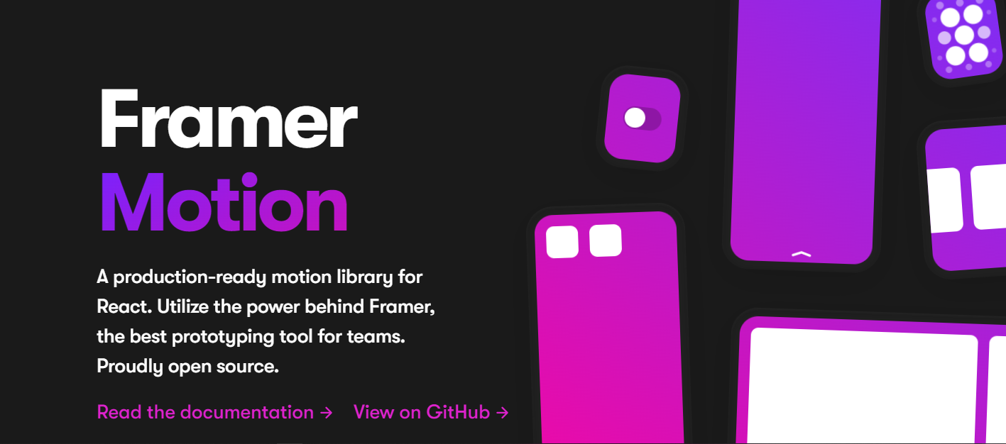 How to use framer motion in React