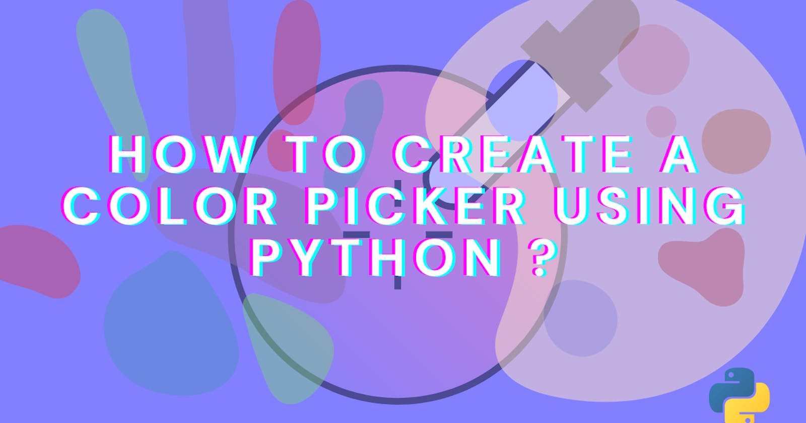 How to create a Color picker using Python ?