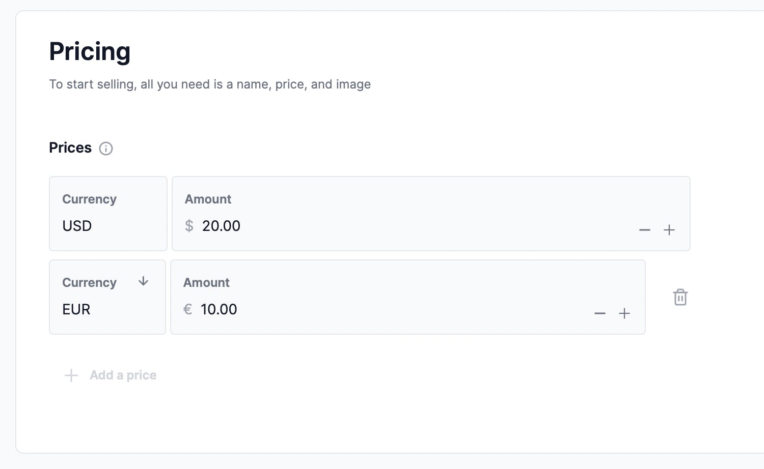 Flexible Product Pricing in Medusa