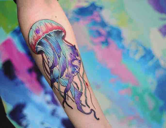 How does a jellyfish represent spirituality?