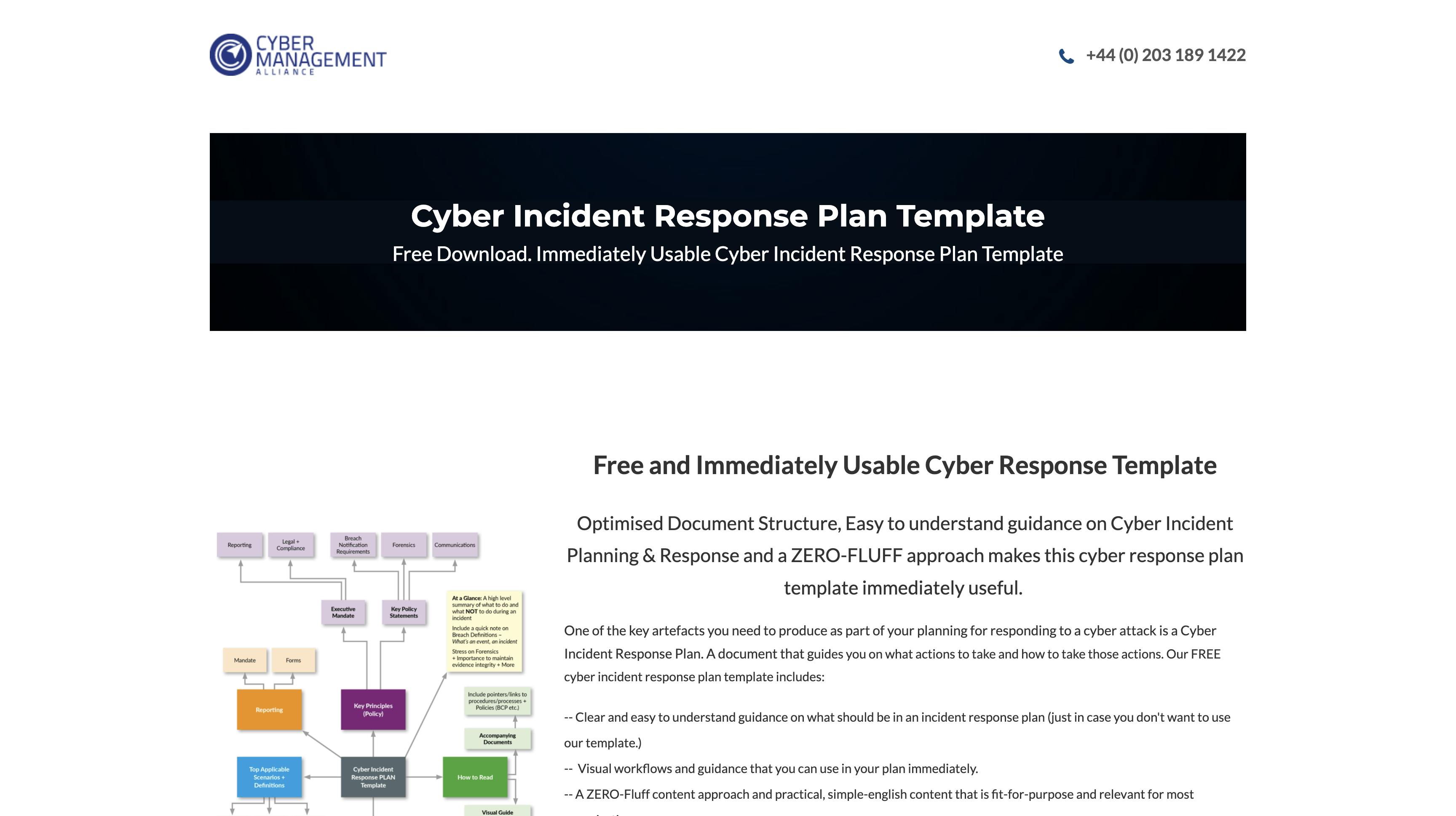 The Cyber Management Alliance template