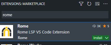 VS code extension