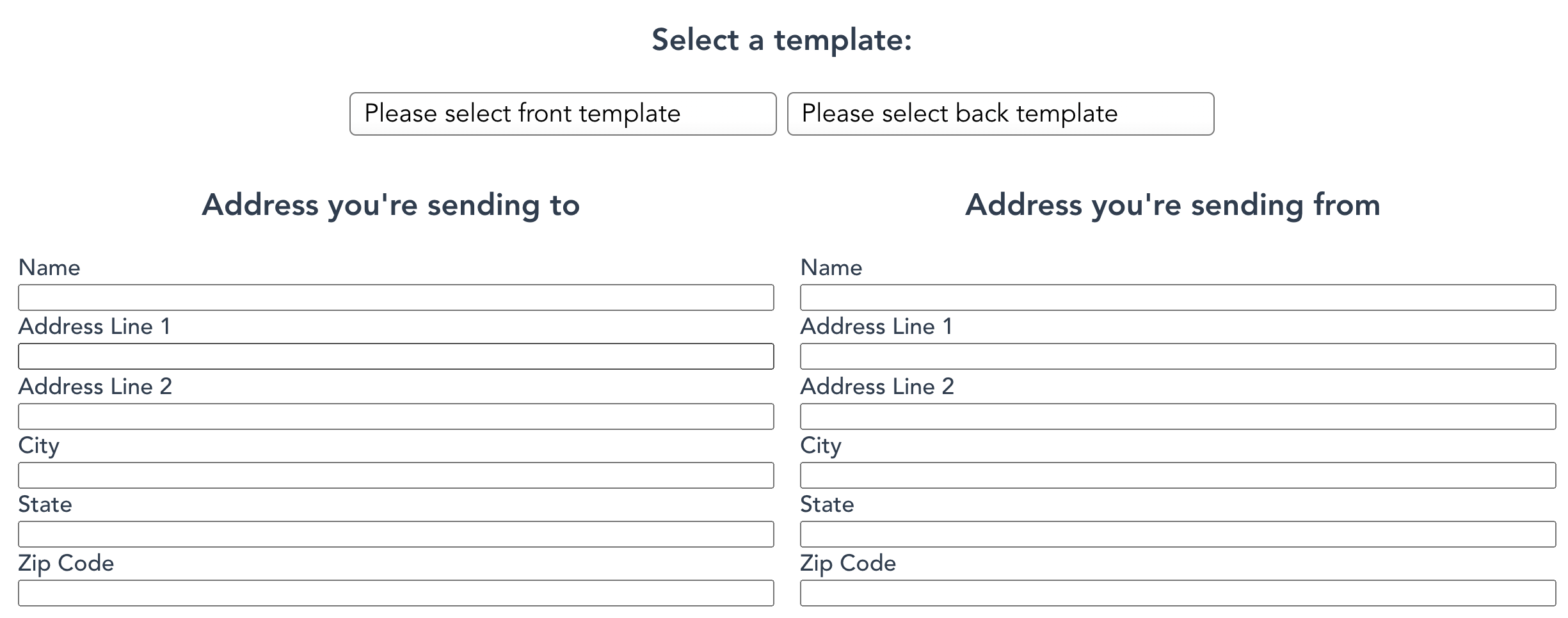 screenshot of select front or back template.png