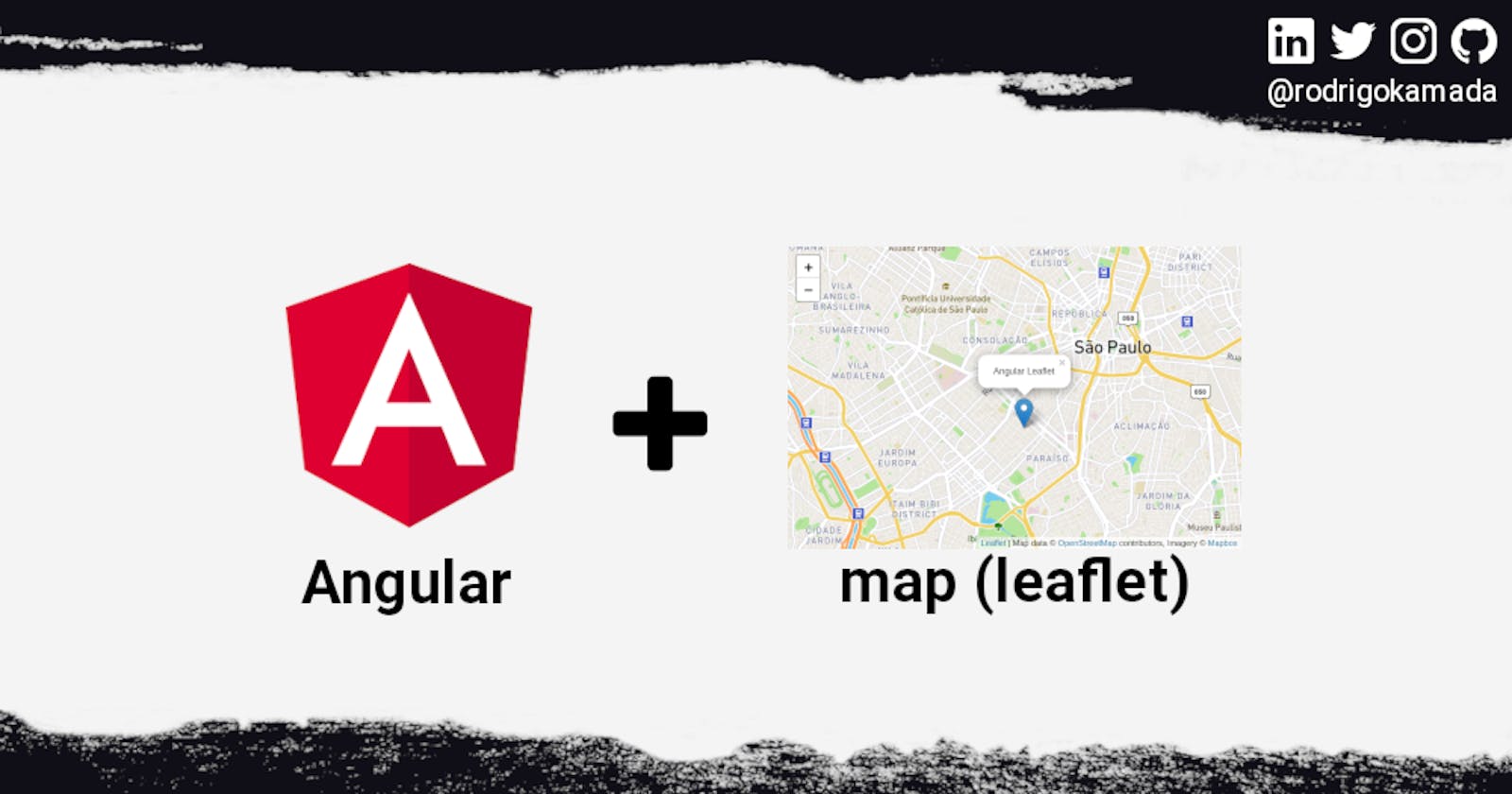 Adding the map Leaflet component to an Angular application