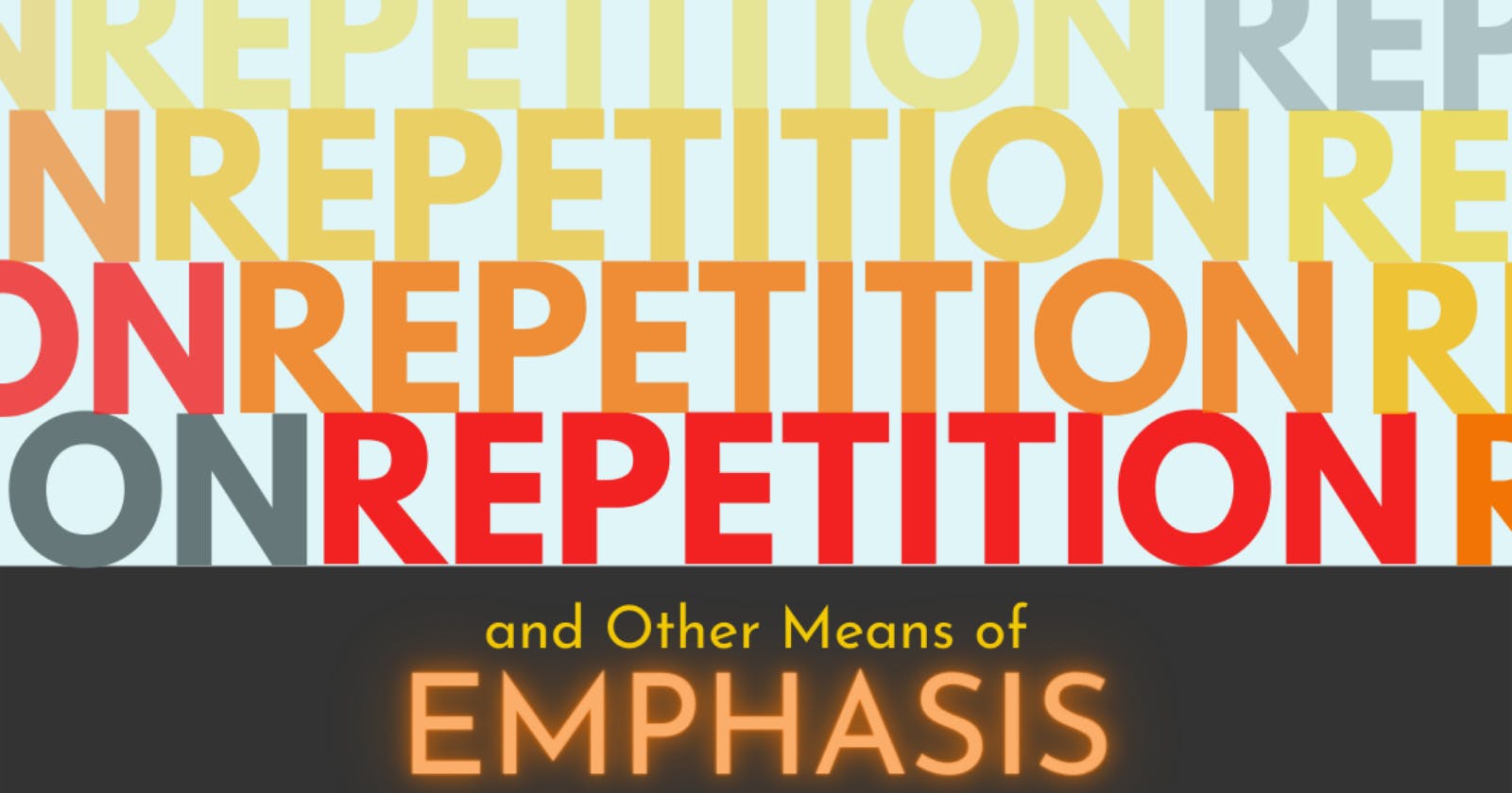 Proportion, Repetition, and How Graphic Designers Achieve Emphasis