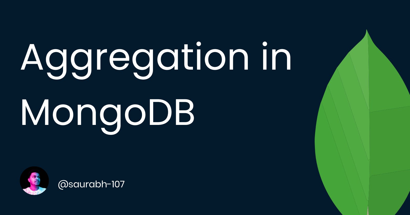 Aggregation in MongoDB