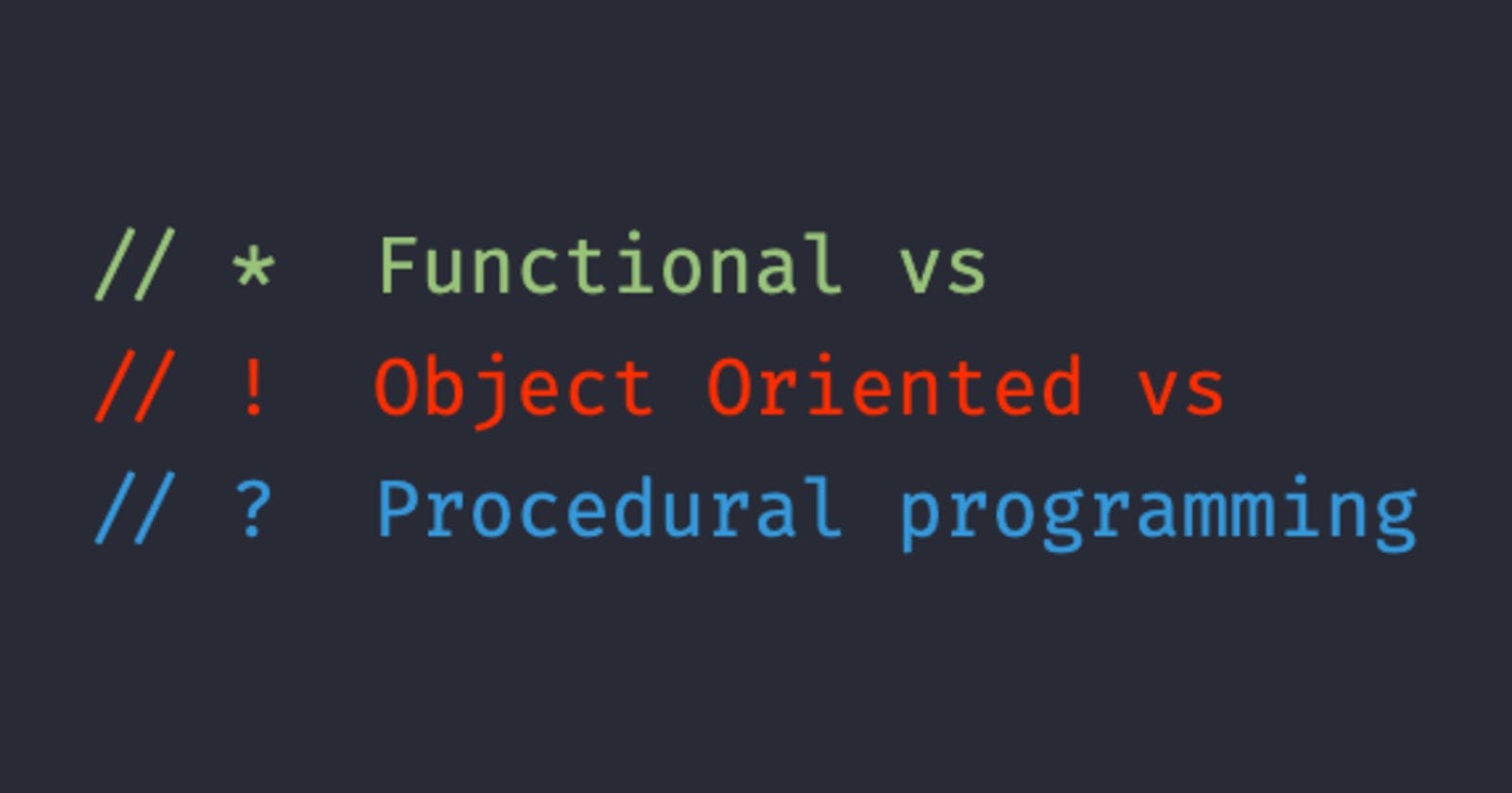 Exploring Procedural, Object-Oriented, and Functional Programming with JavaScript
