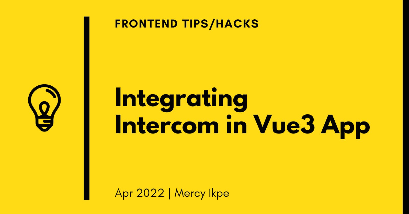 Integrating Intercom in Vue3 app