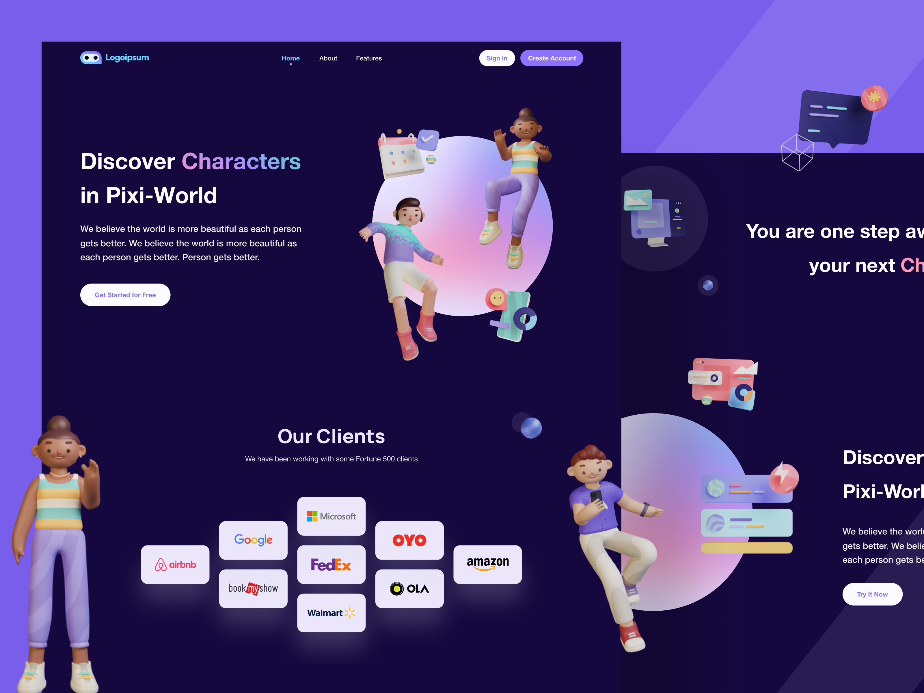 Landing Page