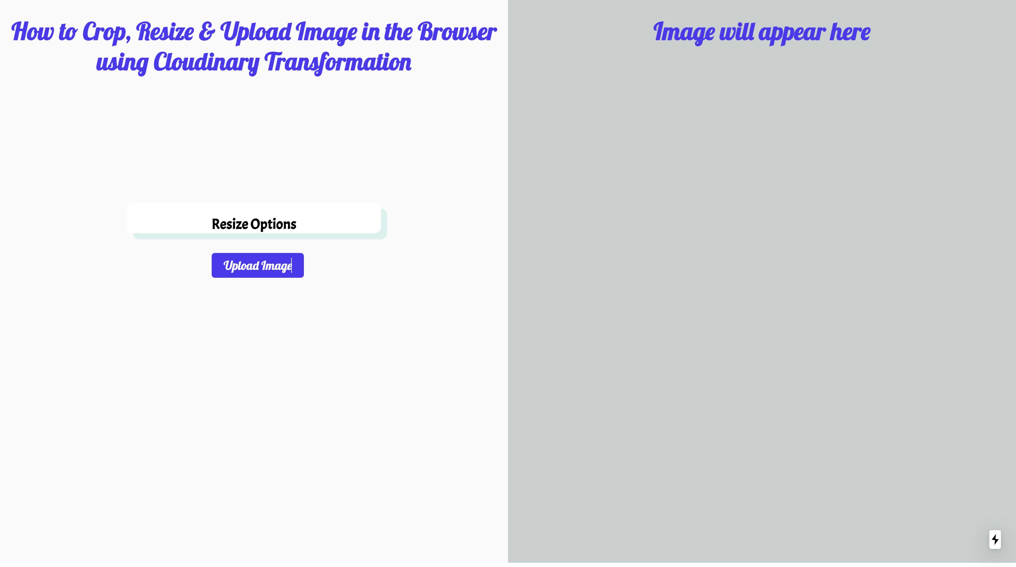 How to Upload, Crop, & Resize Image in the Browser in Next.js