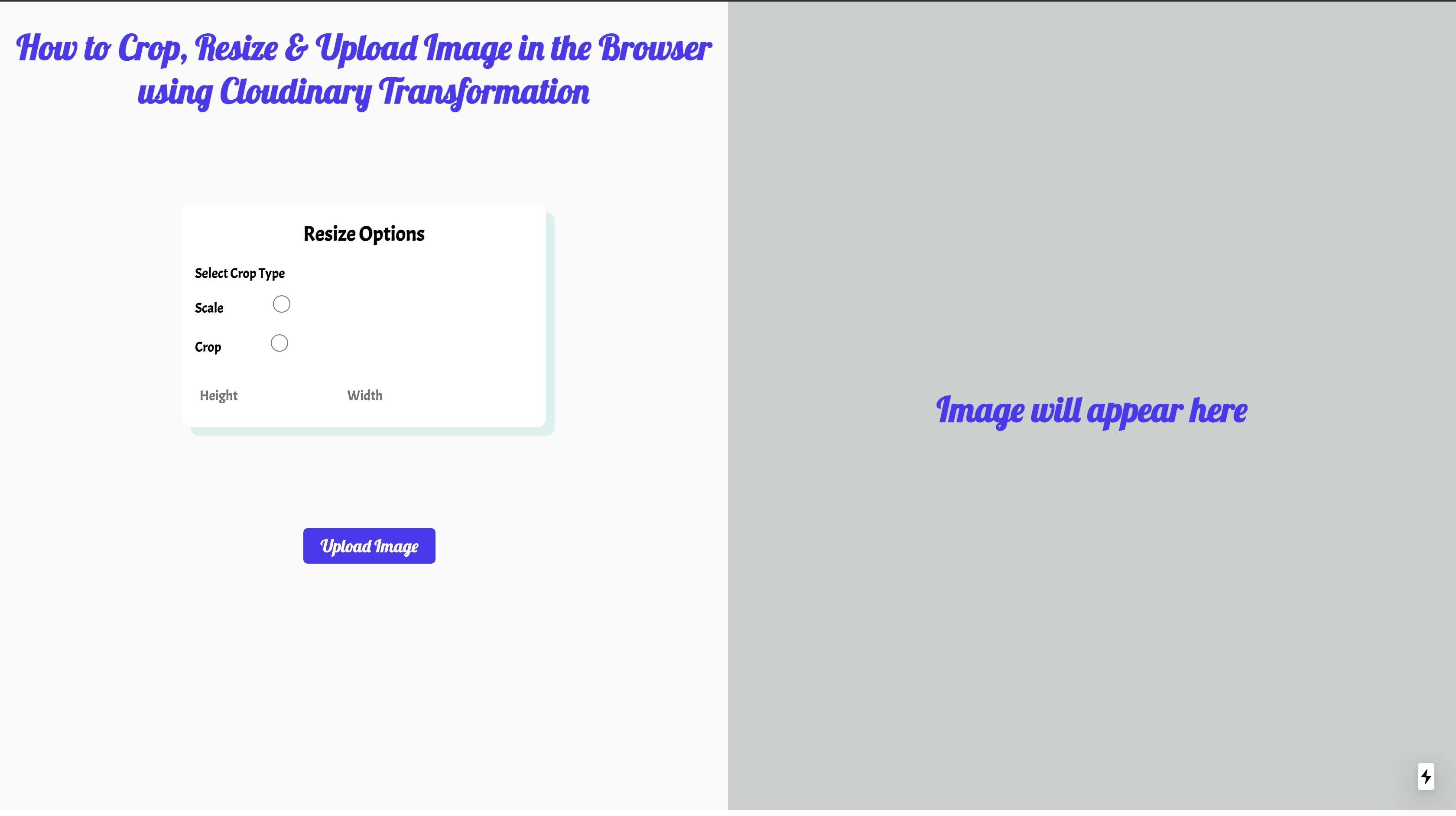 How to Upload, Crop, & Resize Image in the Browser in Next.js