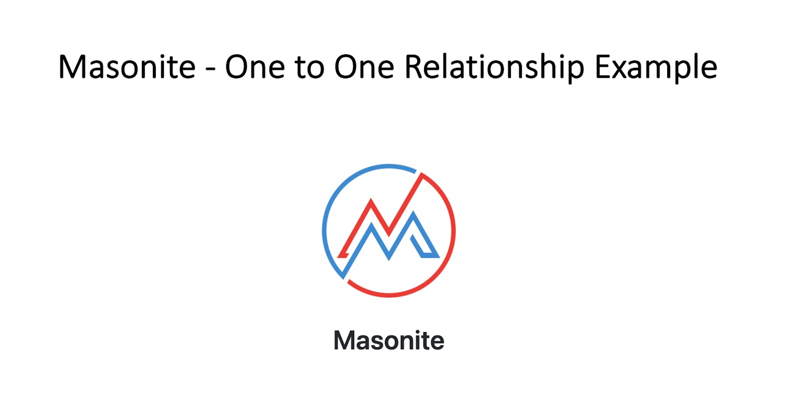 Masonite Project- One to One Relationship Example