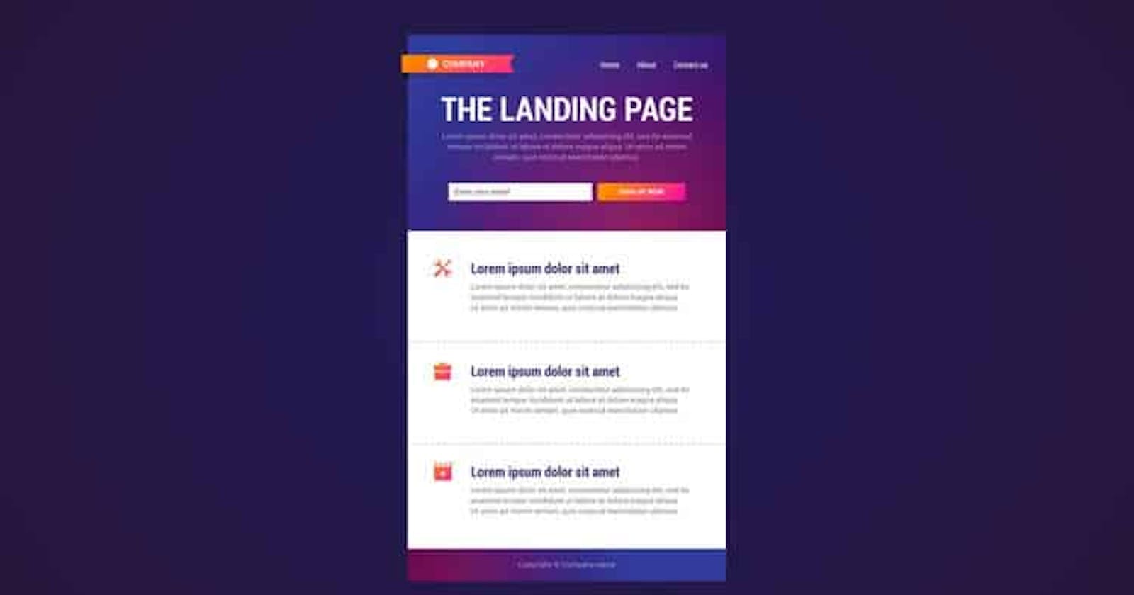 How to Create a Bootstrap Landing Page from Scratch