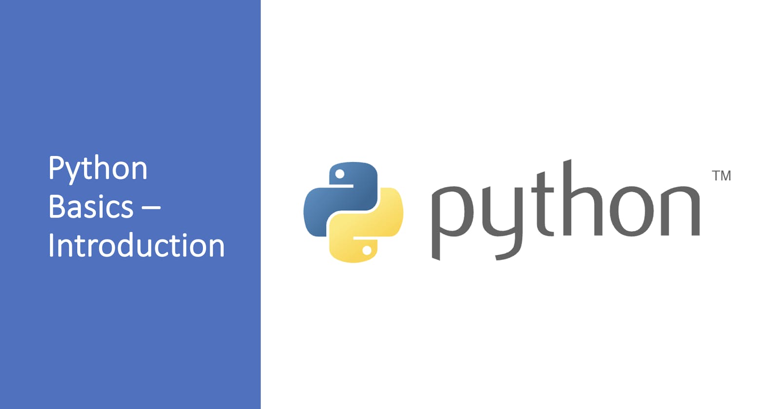 Python Basics - Introduction