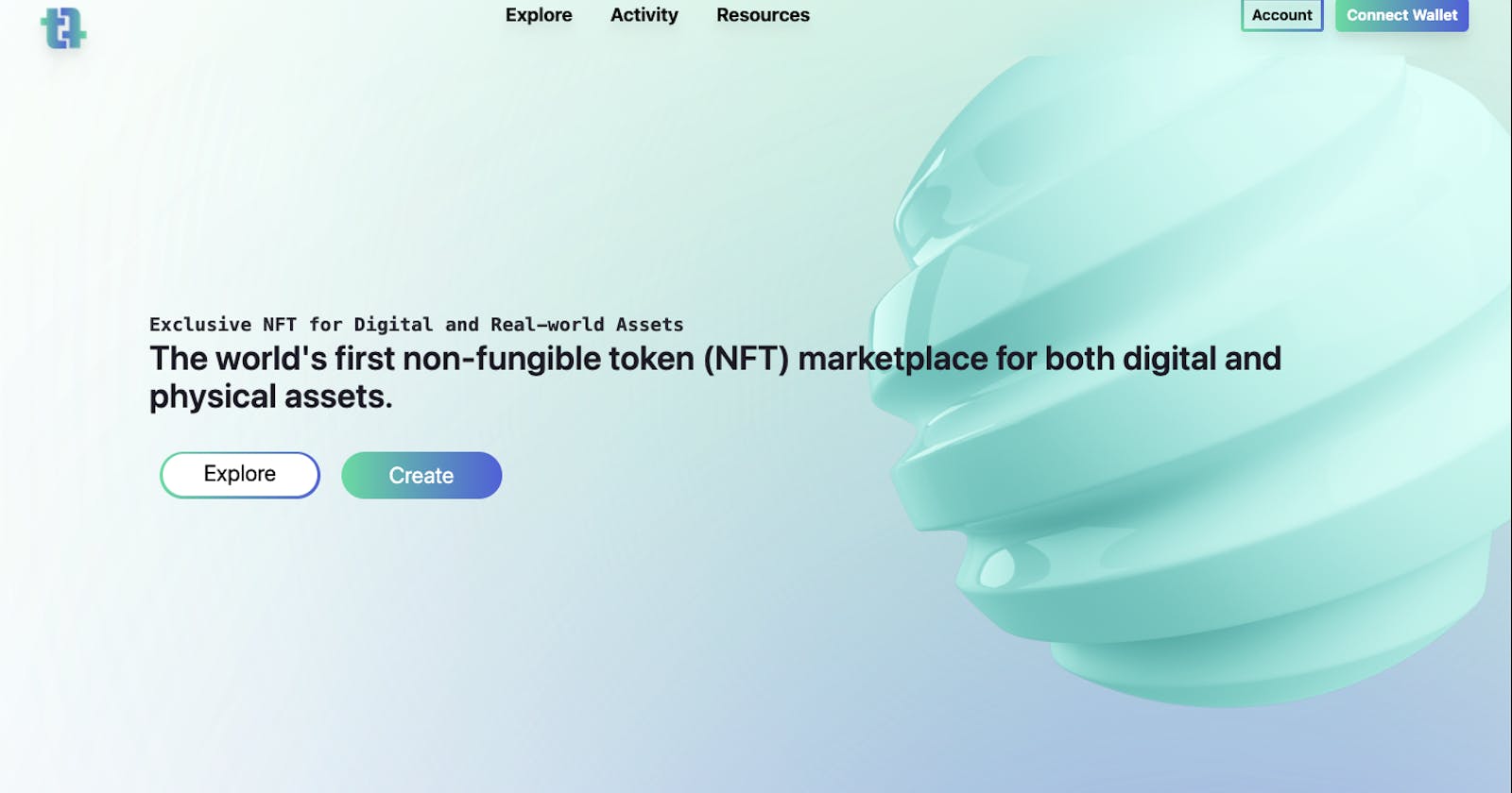New NFT Landing Page
