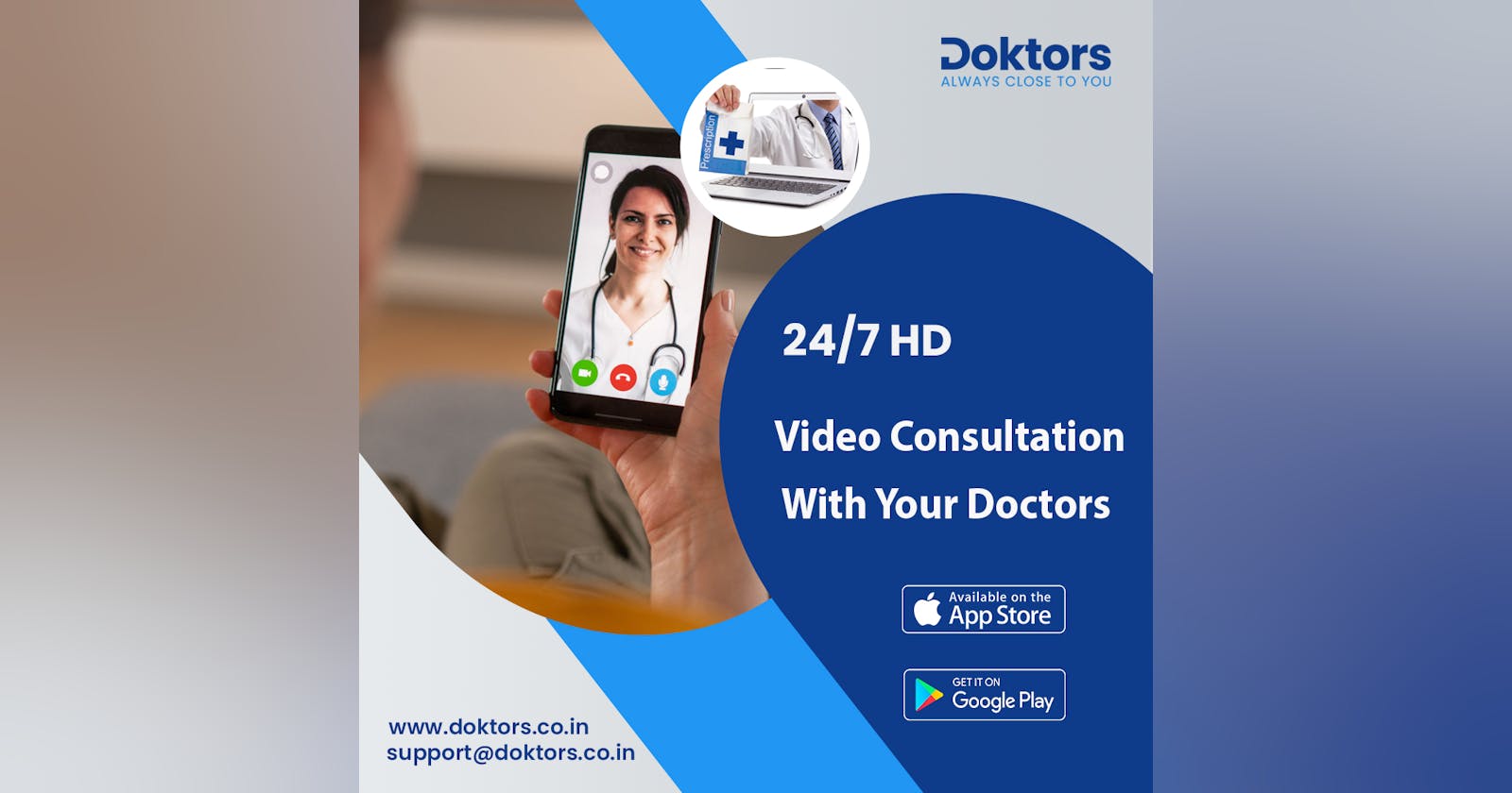 24/7 HD Video Consultation With Your Doctors