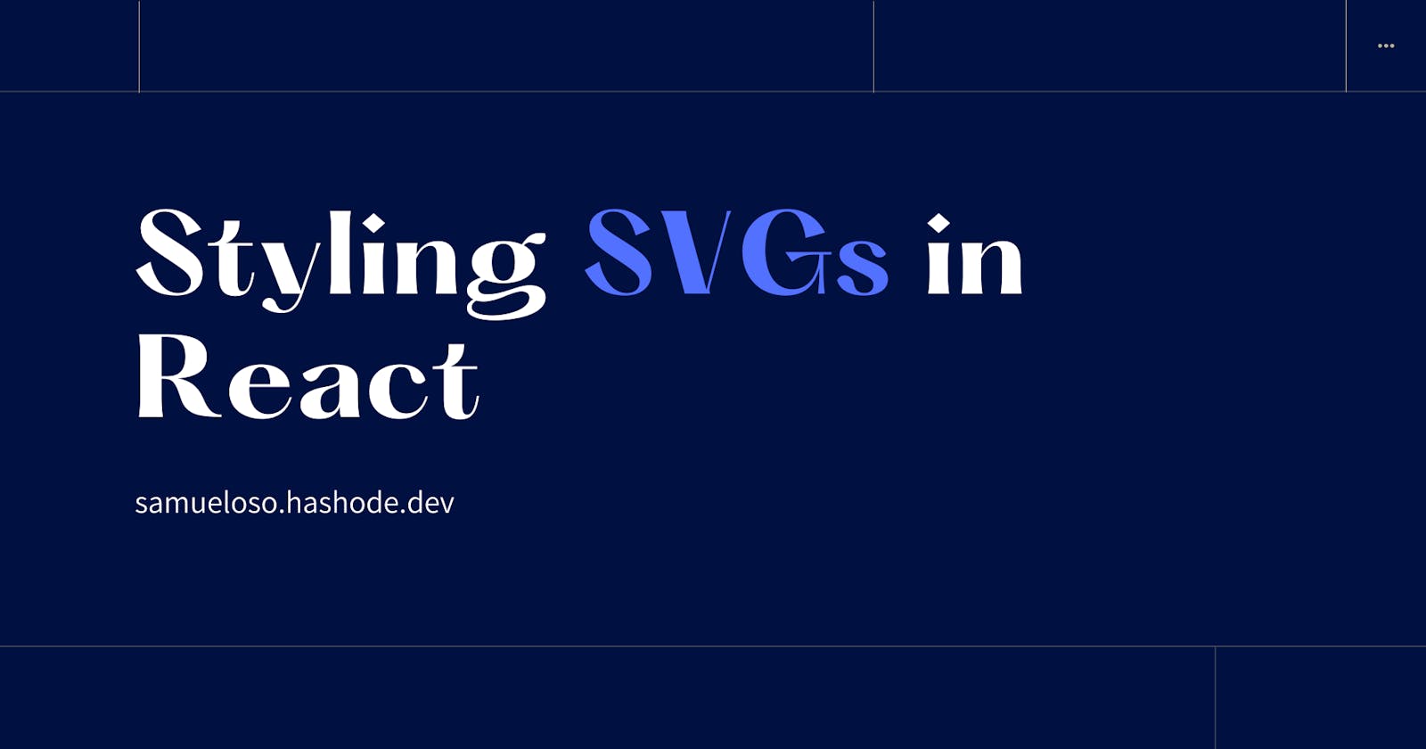 How to use SVGs as components in React
