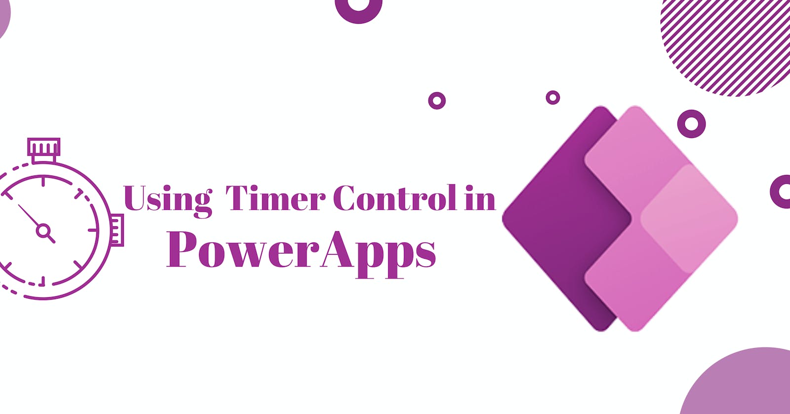 Using Timer Control in PowerApps
