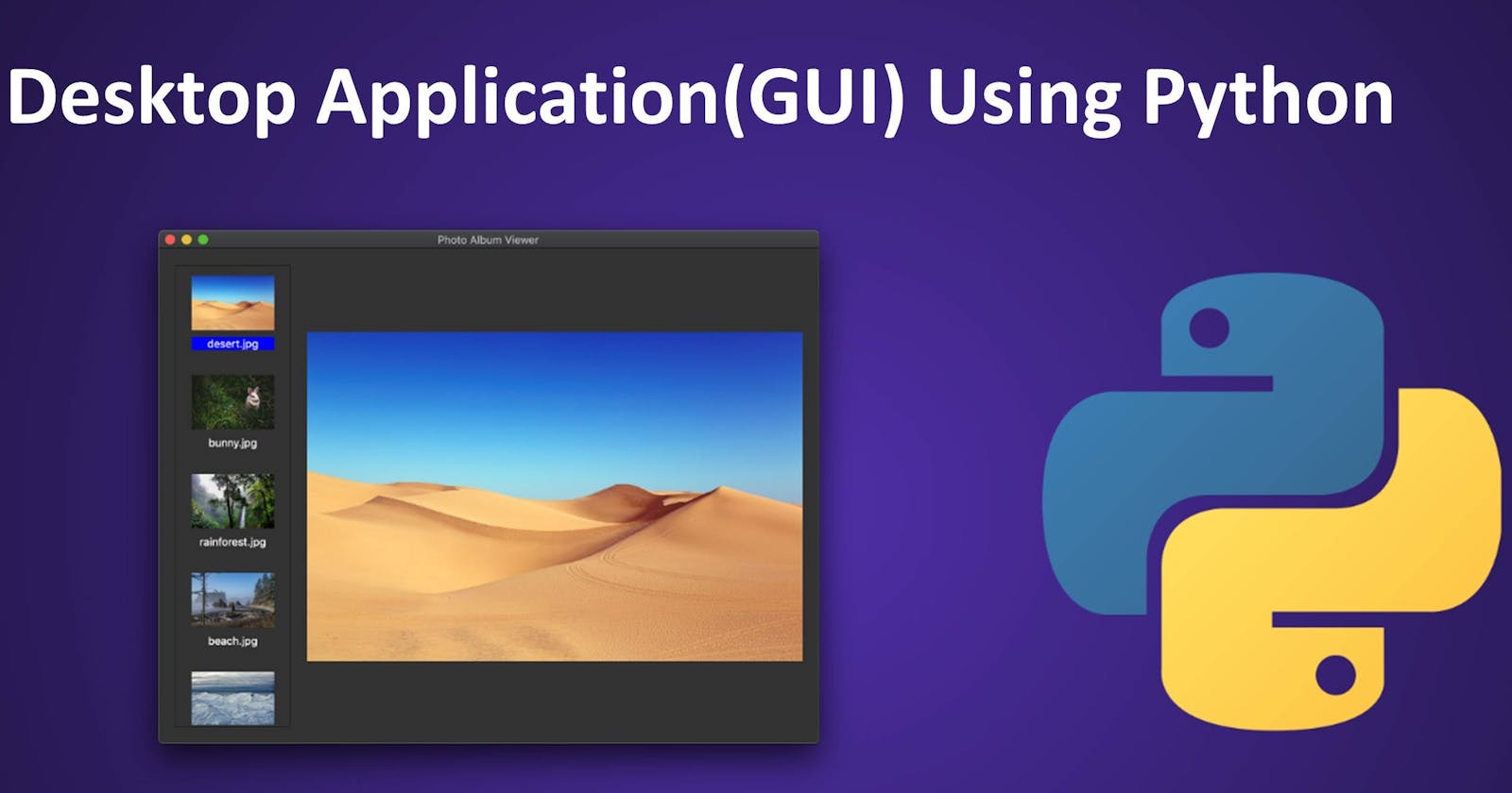 Creating a GUI Application with Python