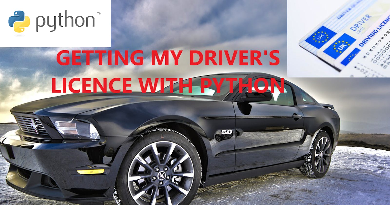 Getting my driver's licence faster with Python